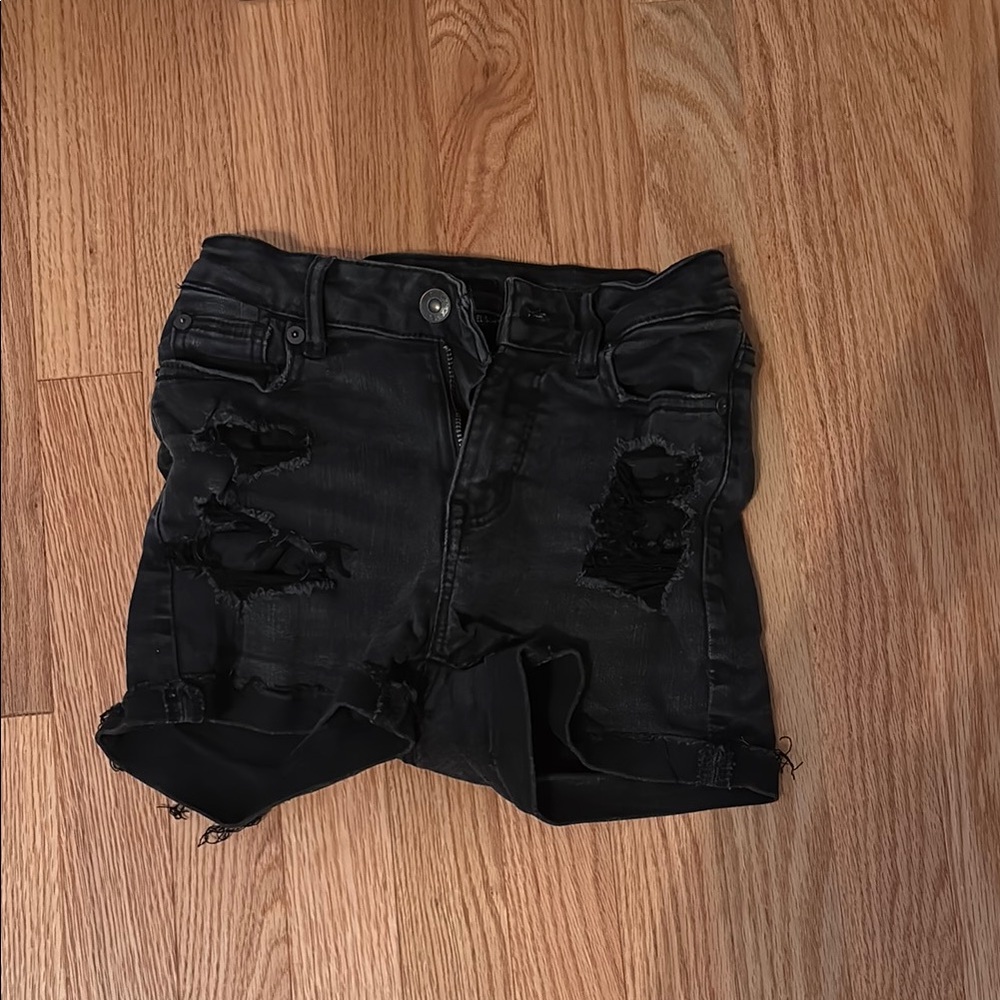 American Eagle Outfitters Black Jean Shorts